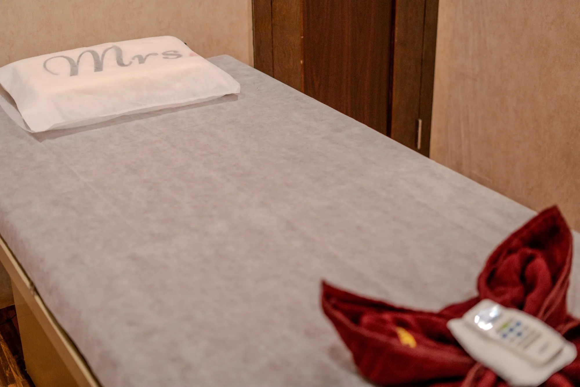 Standard private massage treatment room at Vedanta Wellness Spa, Bhubaneswar